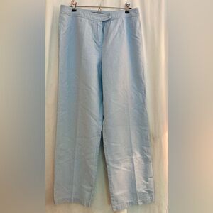 Liz Claiborne Powder Blue Lightweight Casual Pants Size 10